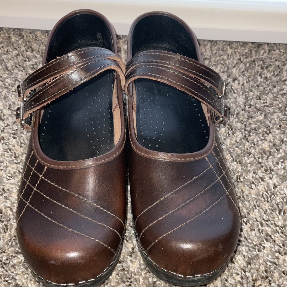 Sanita Mary Jane clogs size 38
